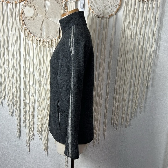 Woolrich Gray Wool Zip Front Jacket Size Small - Picture 8 of 13